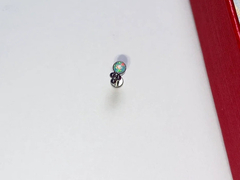 Labret Titanio F136 Bezel Set. Opal 17 Welding. Importado - comprar online