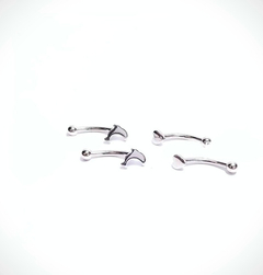 Piercing Barbell Curvo Delfin/corazon