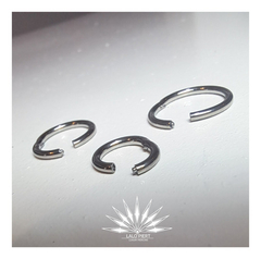 Piercing Argollita Sinfin Clicker Titanio G23 Solid