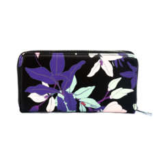 BILLETERA IMPORTADA ODESSA - Black Flowers - KRALICE