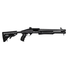 ESPINGARDA CBC PUMP MILITARY 3.0 CORONHA RETRÁTIL CALIBRE 12 CANO 14″