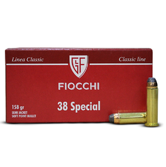 Munição Fiocchi SJSP .38SPL 158GR