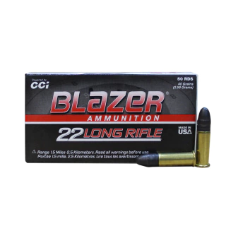 MUNIÇÃO CCI .22LR 40GR BLAZER