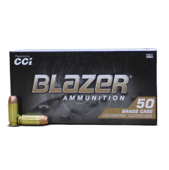 Munição CCI Blazer FMJ .40S&W 165GR