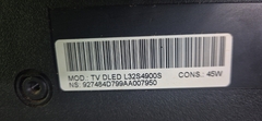 TV USADA SMART TCL MODELO:L32S4900S (DEFEITO:TELA)