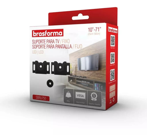 SUPORTE P/TV 10" A 71 FIXO LCD SBRUB--750