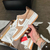 NIKE AIR FORCE 1 “MARROM & BRANCO” LXX VACHETTA TAN FLAX - Jhobrus Concept 