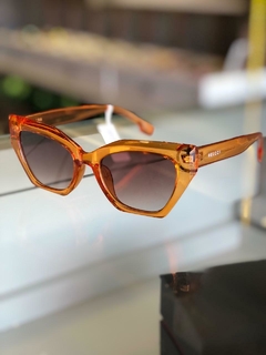 Óculos de Sol Cat Eye HELCCI HP211168 Laranja - comprar online