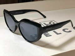 Óculos Solar HELCCI CY59055 Elegante Proteção UV400 (Preto)