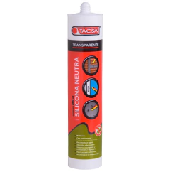 SILICONA NEUTRA TRANSPARENTE TACSA - 280ML