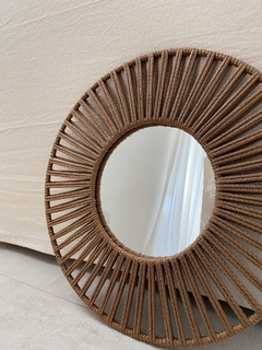 Espejo de yute 40cm - comprar online
