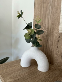 Florero Media Dona