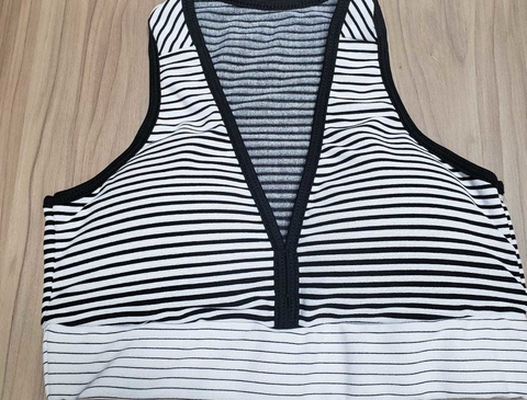 Top Jacquard Minimal Listras