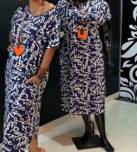 Vestido Longo Palavras