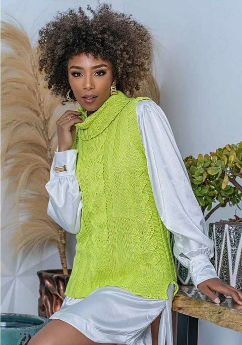 Colete Tricot Fechado