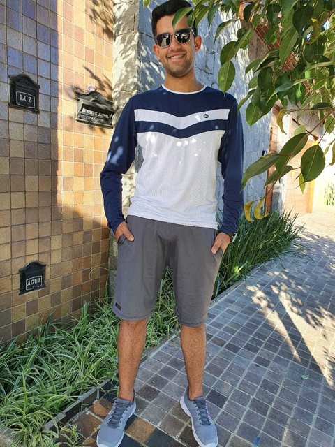 Camiseta Masculina Manga Longa