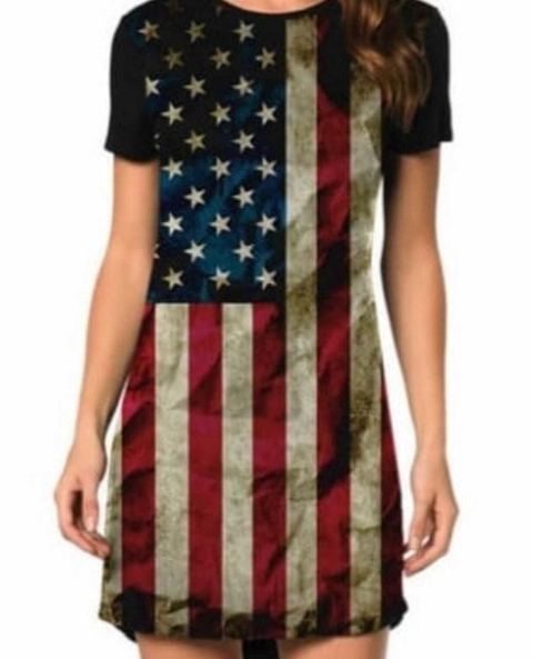 Vestido Estampas frontais