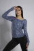 REMERA TERMICA LIZ MIX AZUL - tienda online