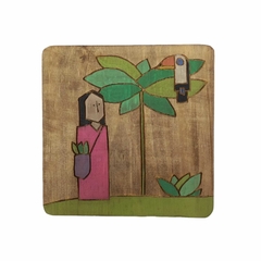 Cuadros chicos tallados en madera - comprar online