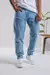 Jean Mom Hombre Algodón Dark Blue