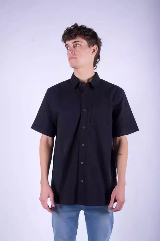 CAMISA NEGRA LISA CAPTAIN FIN DS