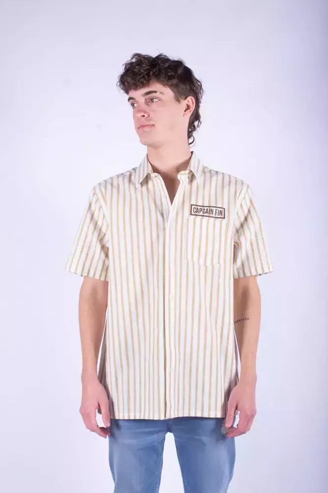 CAMISA CAPTAIN FIN BAIT AMARILLA