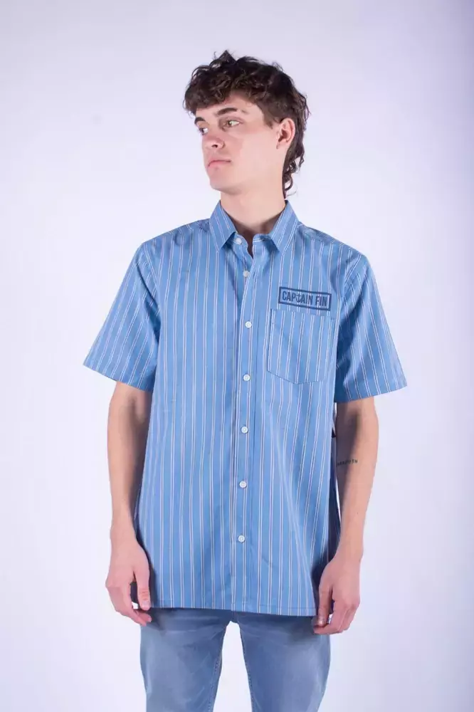 CAMISA CAPTAIN FIN BAIT CELESTE
