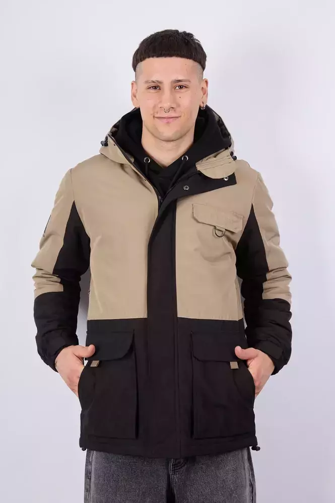 CAMPERA BEIGE TREKLER IMPERMEABLE