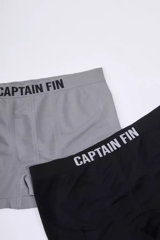 BOXER CAPTAIN FIN TARS NEGRO / GRIS