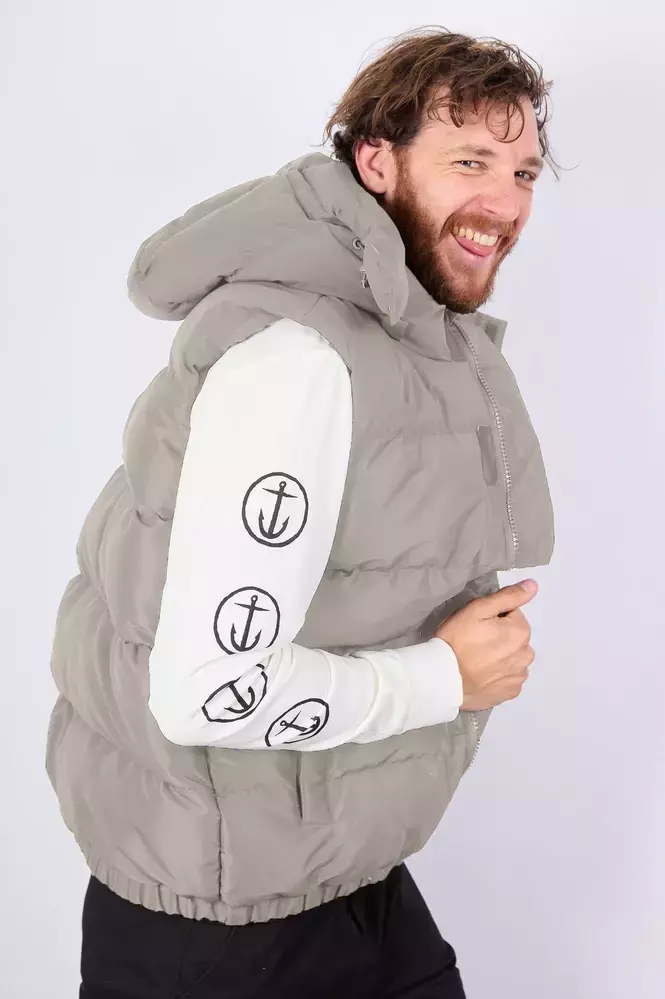 CHALECO CAPTAIN FIN TRAILER VEST BEIGE