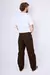 PANTALON GABARDINA MARRON CAPTAIN FIN BENEDICT MOM en internet