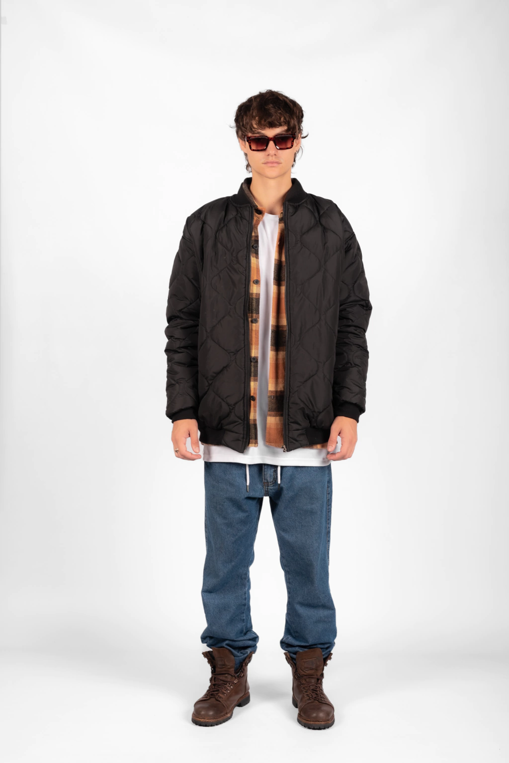 CAMPERA CUERDOS JACKETS BOMBER NEGRO