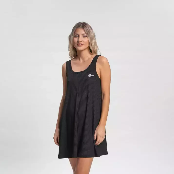 Vestido Negro Heritage Rusty