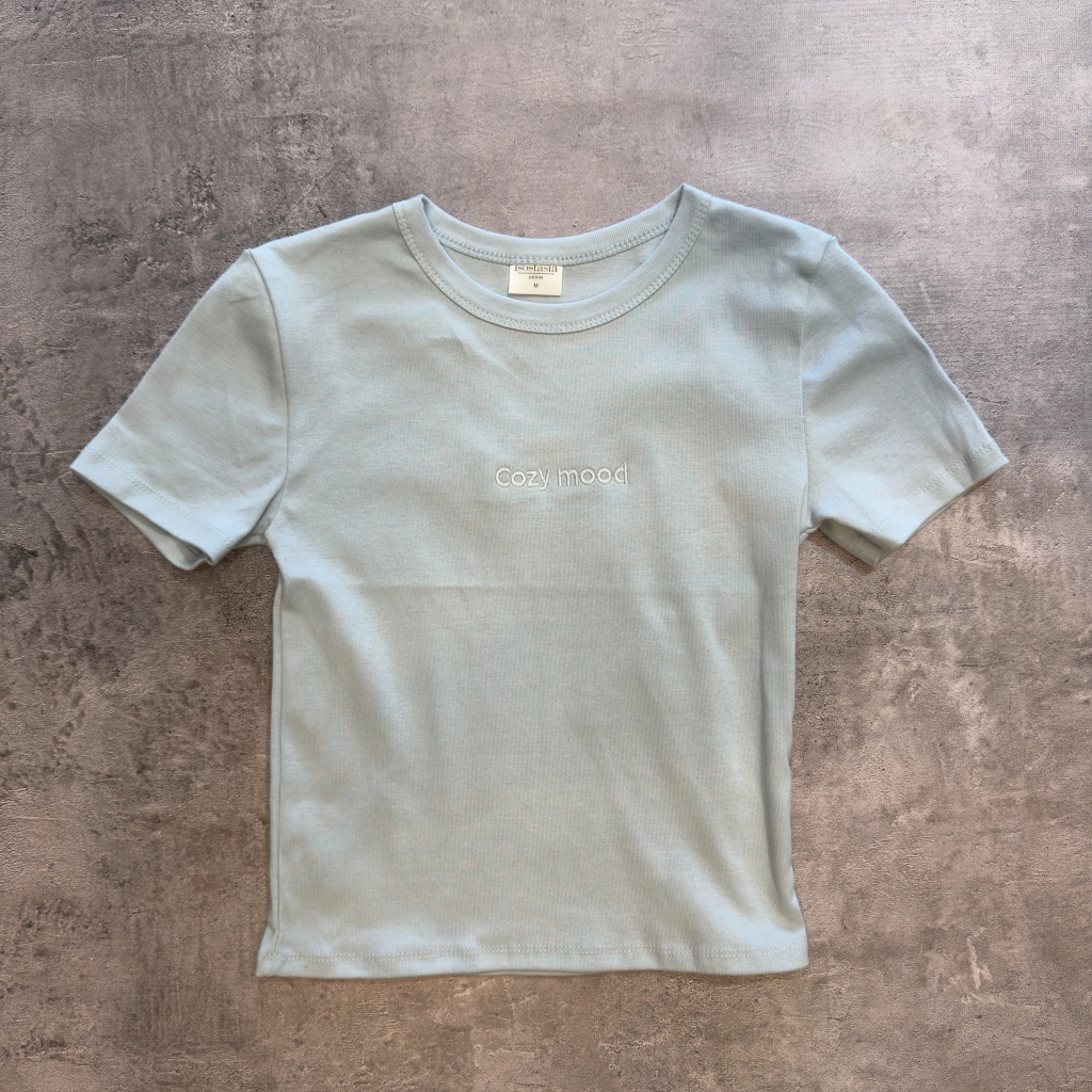 REMERA CELESTE ISOSTASIA COZY MOOD