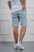 Bermuda Jean Mom Hombre Algodón Celeste en internet