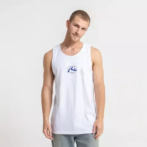 MUSCULOSA BLANCA ACID RUSTY
