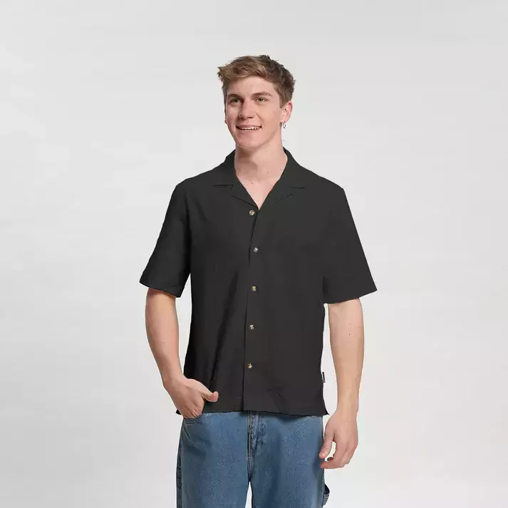 CAMISA LINO NEGRA RUSTY OVERTONE