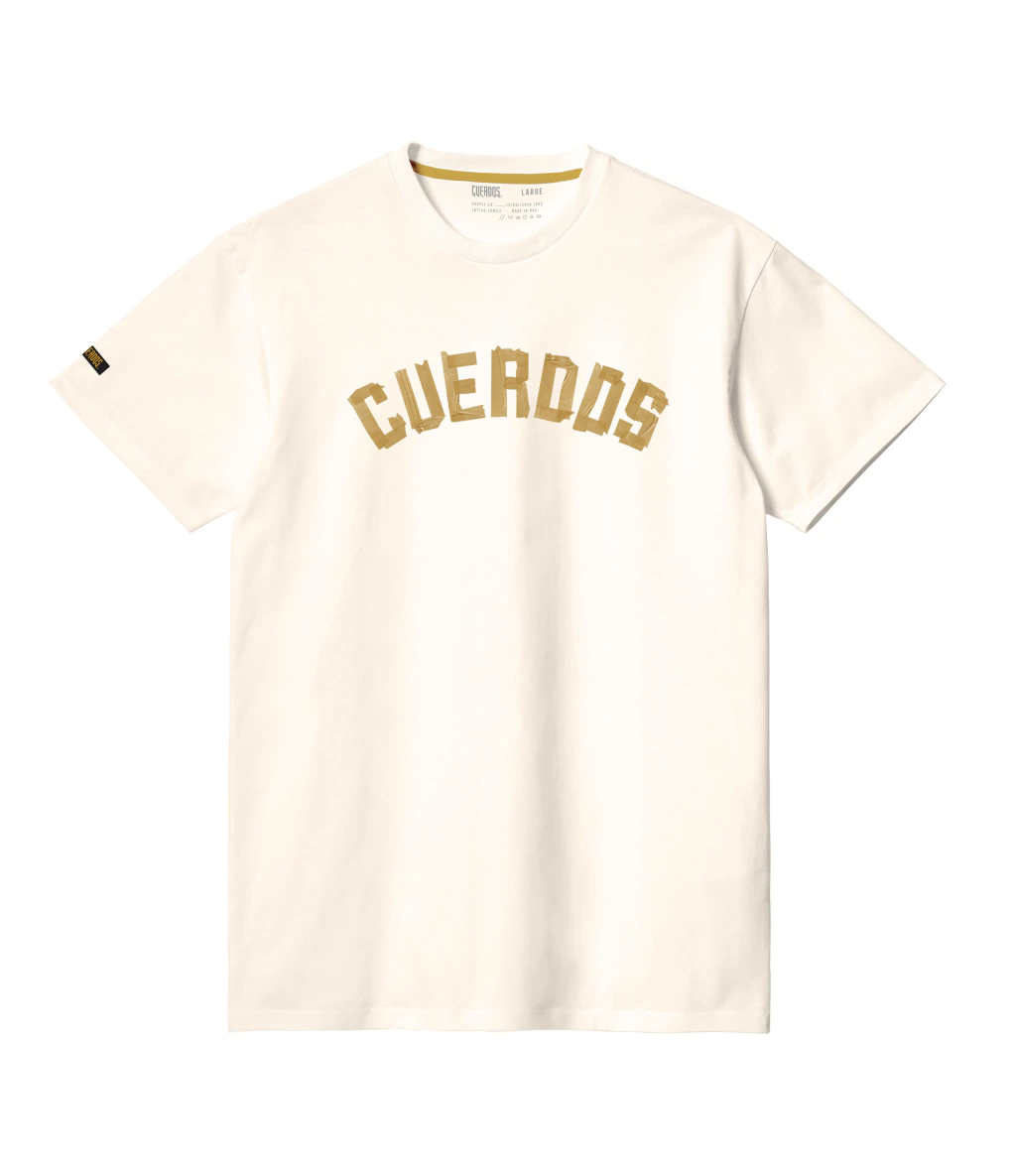 REMERA CUERDOS STRIP CRUDO