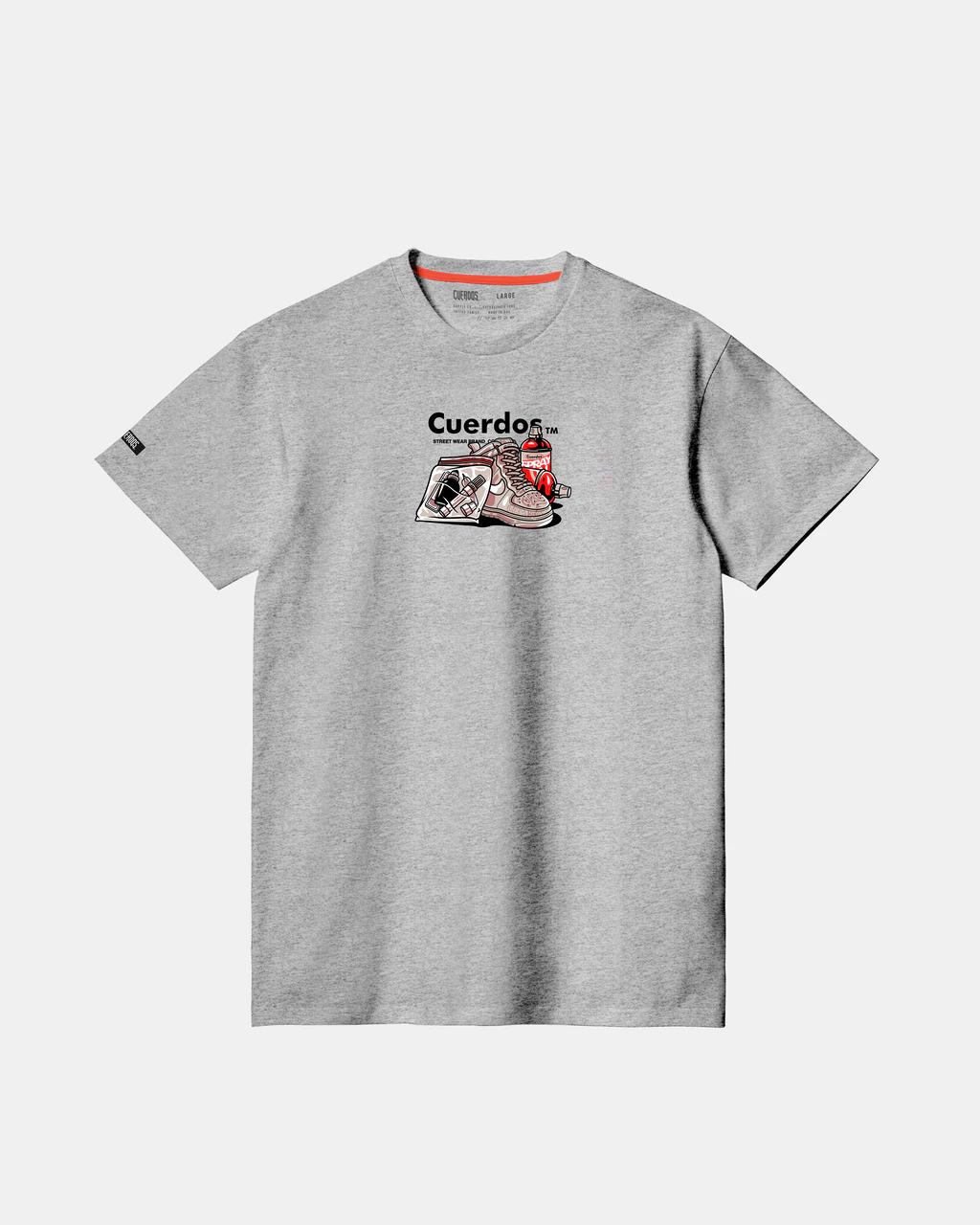 REMERA CUERDOS URBAN GRIS