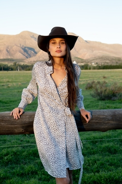 VESTIDO CORTO PRINT ANIMAL STARS BETH - comprar online