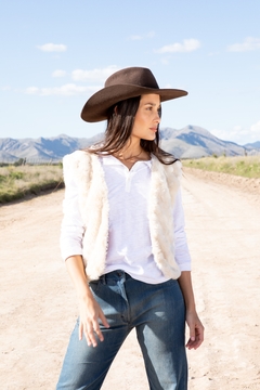 CHALECO CORTO PIEL MONTANA - tienda online