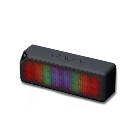 MICRO SD-USB-FM-AUX LUCES DINÁMICAS NEGRO PBB301