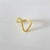 ANEL ONDA FOLHEADO A OURO 739964 na internet