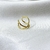 PIERCING FAKE CLASSIC FOLHEADO A OURO 739966 na internet