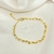 PULSEIRA CARTIER FOLHEADA A OURO 739659 na internet