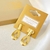 BRINCO PINO OVAL FOLHEADO A OURO 740072
