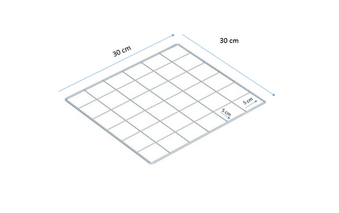 Ref.003-Tela aramada 0,30x0,30m
