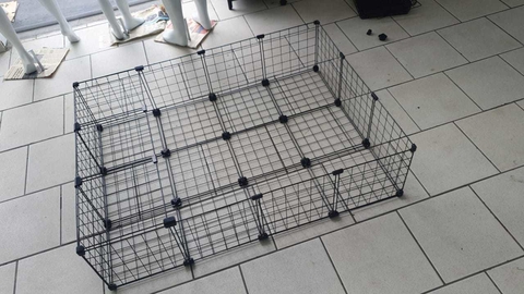 Cercado para Porquinho Cercado para Porquinho da Índia / Hamster - 1.20m x 0.30m x 0.90m