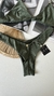 CONJUNTO CAPRI MILITAR | Top nó e calcinha aviador - loja online