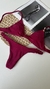 CONJUNTO MEL MARSALA | Top nó Emma e calcinha trançada Alice - comprar online